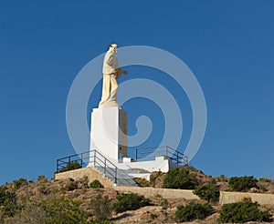 Sagrado Corazon de Jesus MazarrÃÂ³n Murcia south east Spain landmark statue photo