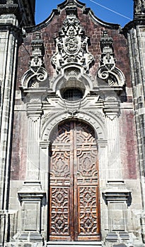 The Sagrario chapel of the Metropolitan Cathedral in Mexico City