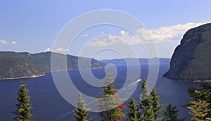 Saguenay Fjord in Quebec, Canada