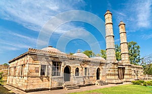 Sahar Ki Masjid at Champaner-Pavagadh Archaeological Park. A UNESCO heritage site in Gujarat, India