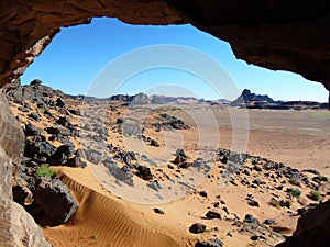 Sahara desert cave
