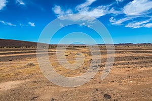 Sahara desert landscape