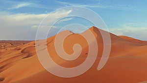 Sahara Desert landscape. Sif Es Souane big dunes.