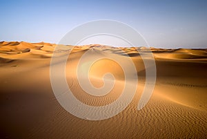 Sahara desert in Morocco photo