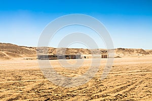 Sahara desert near Ong Jemel in Tozeur,Tunisia.