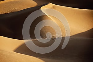 Sahara desert sand dunes.
