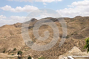 Sahara desert Tunisia, Matmata is Berber area in southern Tunisia