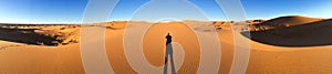 Sahara dunes in Merzouga, Africa - The grand Dune of Merzouga