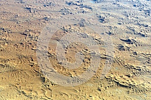 Sahara seen from plane