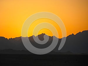 Sahara sunset