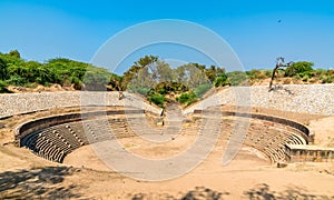 Sahasralinga Talav, a medieval artificial water tank in Patan - Gujarat, India