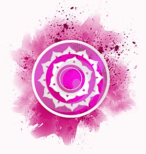 Sahasrara chakra symbol