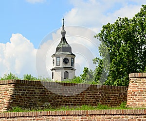 Sahat Tower (Clock Tower), Kalemegdan fortress in Belgrade, Serbia