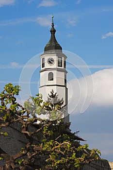 Sahat tower in Kalemegdan Fortress, Belgrade, Serbia