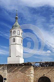 Sahat Tower in Kalemegdan Fortress photo
