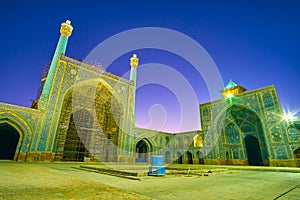 The sahn of Shah Mosque, Isfahan, Iran