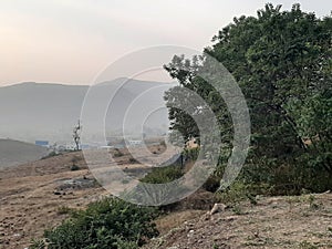 Sahyadri mountain hills, no greenery