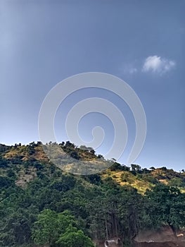 Sahyadri mountain range with beautiful greenery.