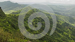 sahyadri mountains range in monsoon