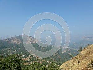 Sahydri mountain view on the top