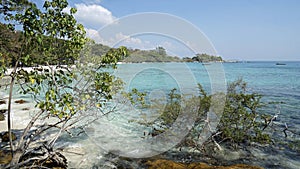 sai kaew beach on koh samet island