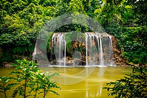 Sai Yok Lek waterfall in Sai Yok National Park, Kanchanaburi, Thailand