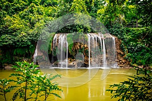 Sai Yok Lek waterfall in Sai Yok National Park, Kanchanaburi, Thailand