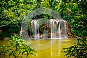 Sai Yok Lek waterfall in Sai Yok National Park, Kanchanaburi, Thailand