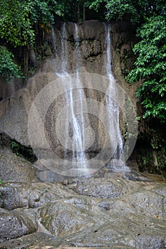 Sai Yok Noi waterfall in Kanchanaburi, Thailand