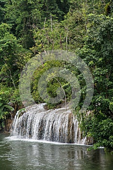 Sai Yok waterfall in national park, Thailand.