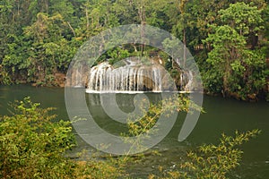 Sai Yok waterfall in Sai Yok National Park. Kanchanaburi. Thailand