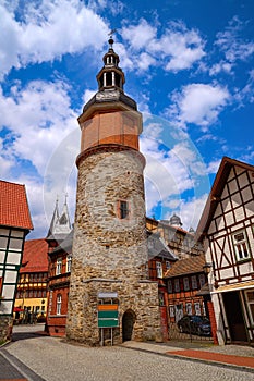 Saiger tower in Stolberg at Harz Germany