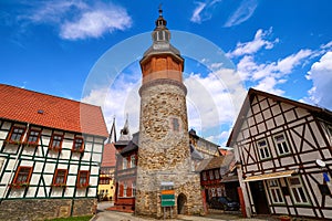 Saiger tower in Stolberg at Harz Germany