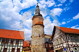 Saiger tower in Stolberg at Harz Germany