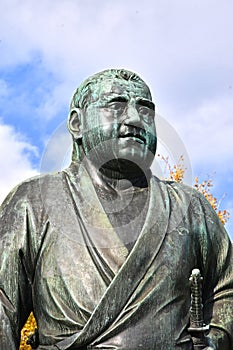 Saigo Takamori Statue in Ueno Park, Tokyo