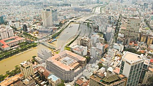 Saigon city. The view from the heights.