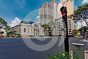 Saigon Opera House Municipal Theater in Ho Chi Minh city