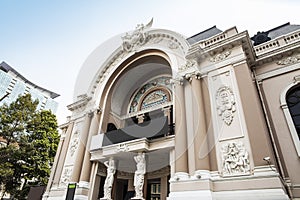 Saigon Opera House or Municipal Theatre of Ho Chi Minh City, Vietnam.