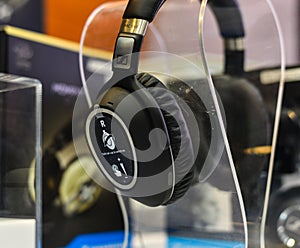 Headphones for display at the store