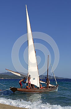 Sail Boat With Crew