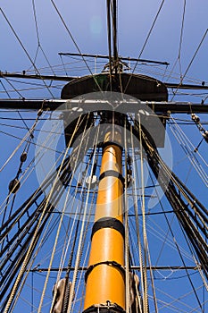 Sail boat mast