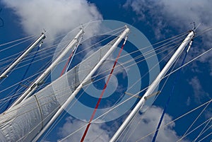 Sail boat masts