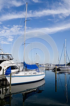 Sail Boat At Rest