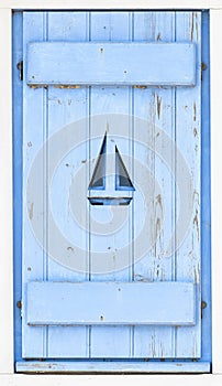 Sail boat shutter