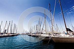 Sail boats