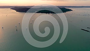 Sail Boats on Lake Balaton