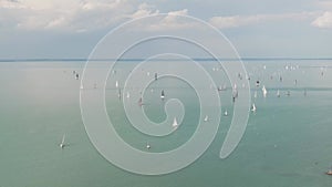 Sail Boats on Lake Balaton