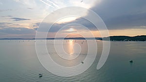 Sail Boats on Lake Balaton