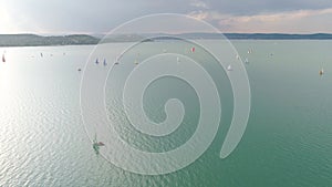 Sail Boats on Lake Balaton