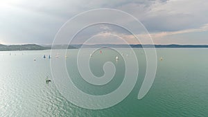 Sail Boats on Lake Balaton